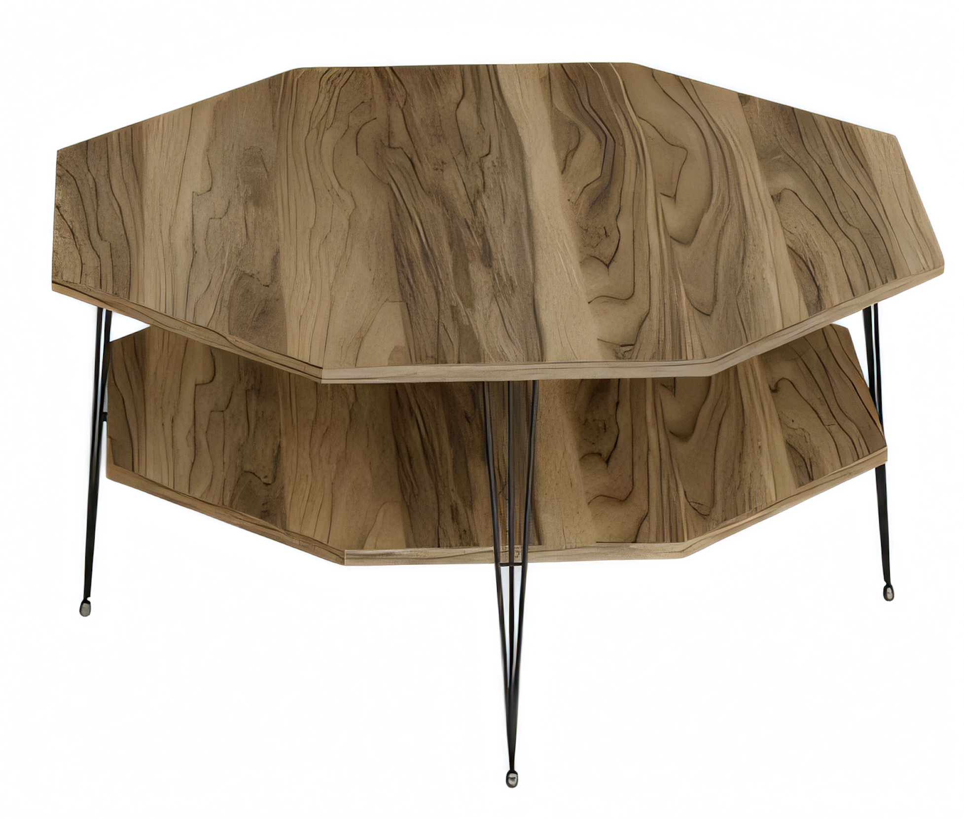 Moderner Couchtisch aus Holz in Braun