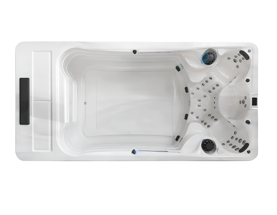Hydromassagewanne Blubberbad Whirlpool Spa-Bad Whirlwanne 466x230cm