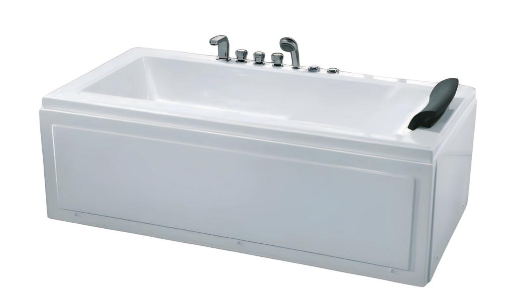 Acrylwanne Komfortwanne Wanne Luxuswanne Badewanne Pflegewanne 180x88 cm