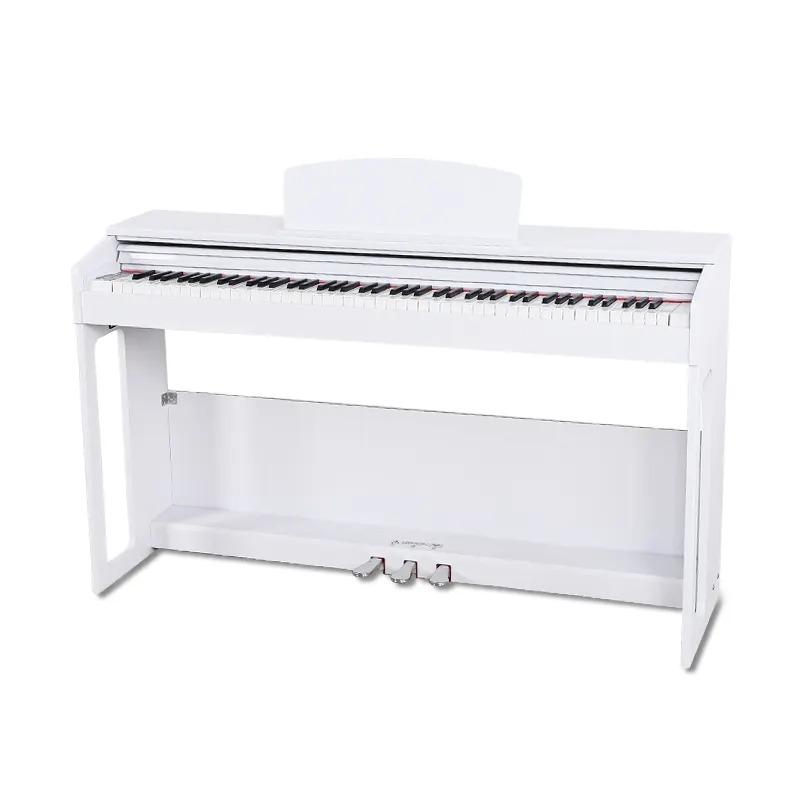 Digitales Klavier Piano Heimklavier Digital Keyboard 138cm Weiß