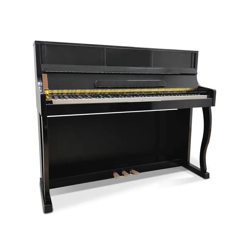 Digitales Klavier Piano Heimklavier Digital Keyboard 137cm Schwarz