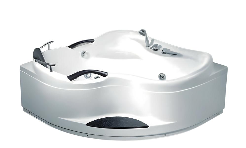 Whirlwanne Whirlpool Blubberbad Hydromassagewanne Spa-Bad 150x150 cm
