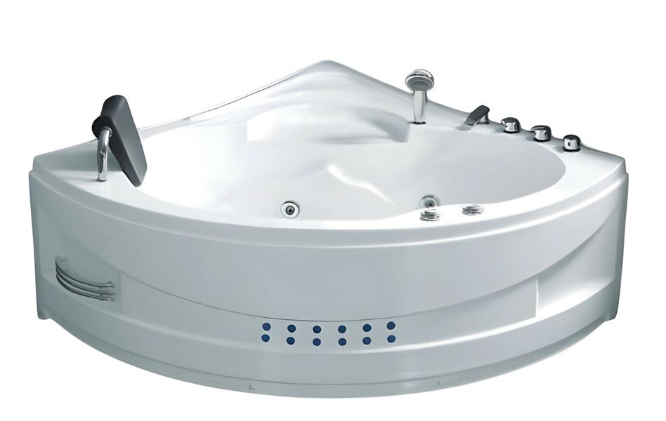 Spa-Bad Whirlwanne Whirlpool Blubberbad Hydromassagewanne Sprudelbad 135x135 cm