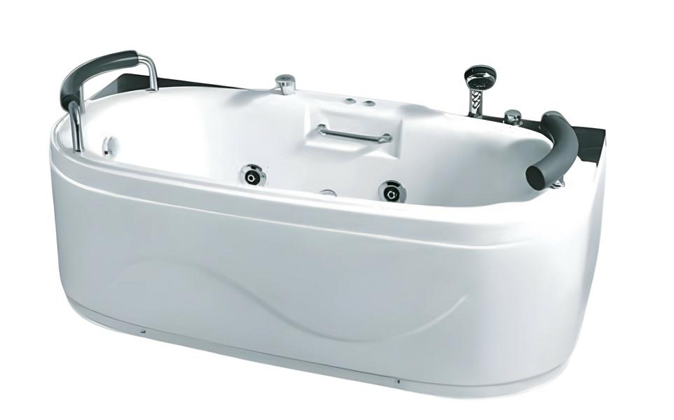 Bad Luxuswanne Whirlpool Badewanne Wellnesswanne Blubberbad Wanne 170x85 cm