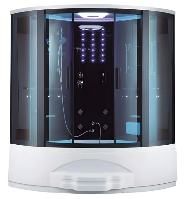 Wellnessdusche Massageduschkabine Duschkabine Multifunktionsdusche 150x150 cm