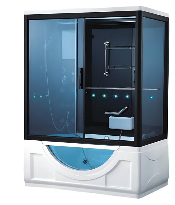 Massageduschkabine Duschkabine Multifunktionsdusche Wellnessdusche 150x101 cm