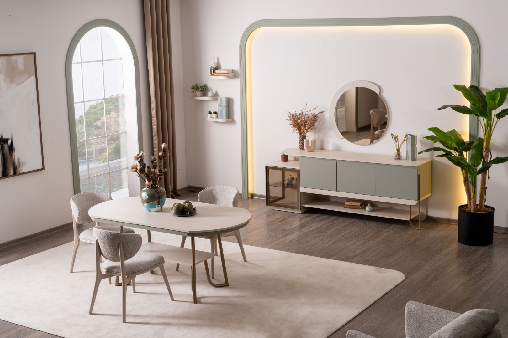 Esszimmer-Set – gemütliche Atmosphäre und Stil für Ihr Zuhause.