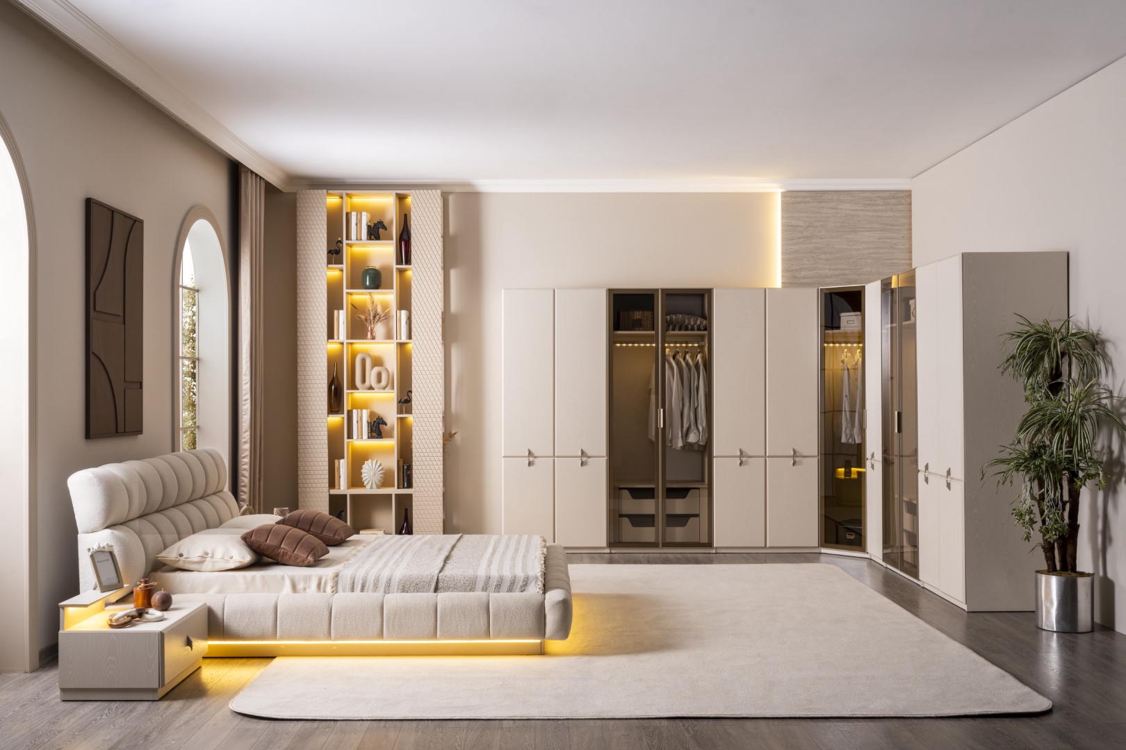 Schlafzimmer-Set Modernität und Lakonie in modischem Format