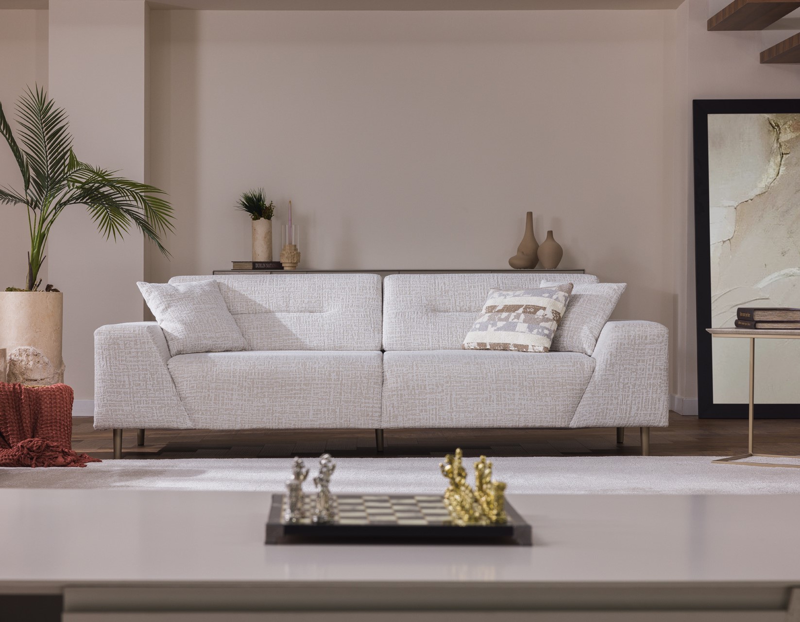 Sofa 3 Sitzer Moderne Innenausstattung, Gemütlichkeit und Komfort in einem