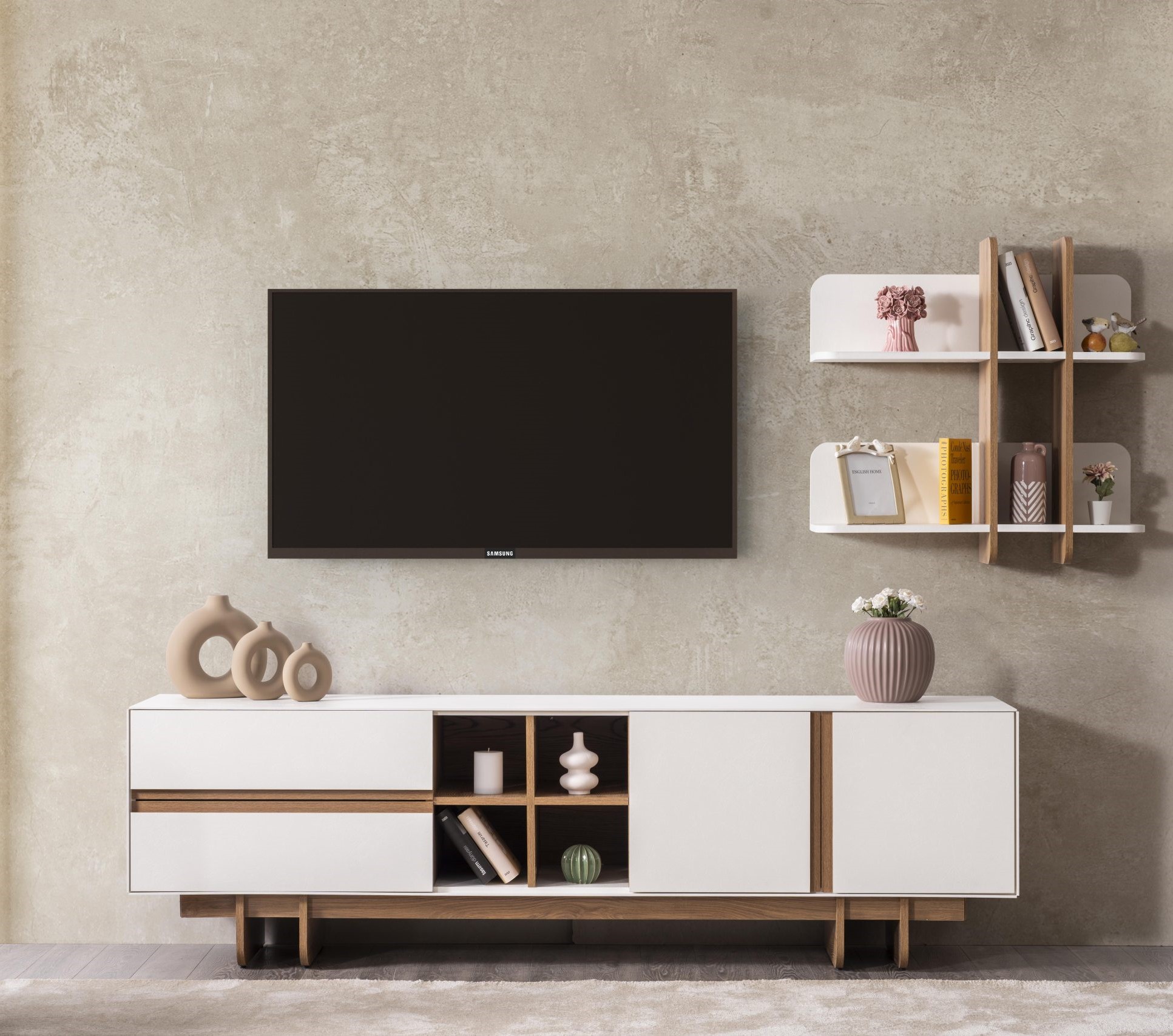 TV-Lowboard Funktionalität und Stil in einem