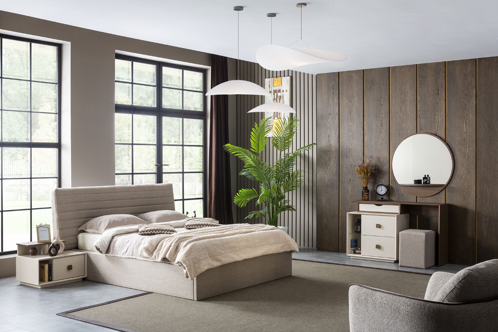 Schlafzimmer-Set Schlichte Linien als Ausdruck von Stil