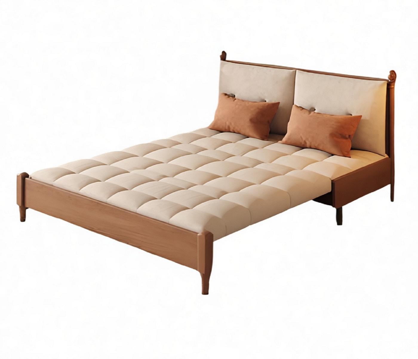 Luxuriöses Beiges Schlafsofa Moderne Polstercouch Bettfunktion Möbel