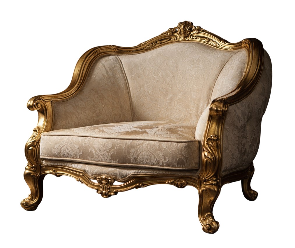 Eleganter Sessel im klassischen Stil mit komfortabler Polsterung