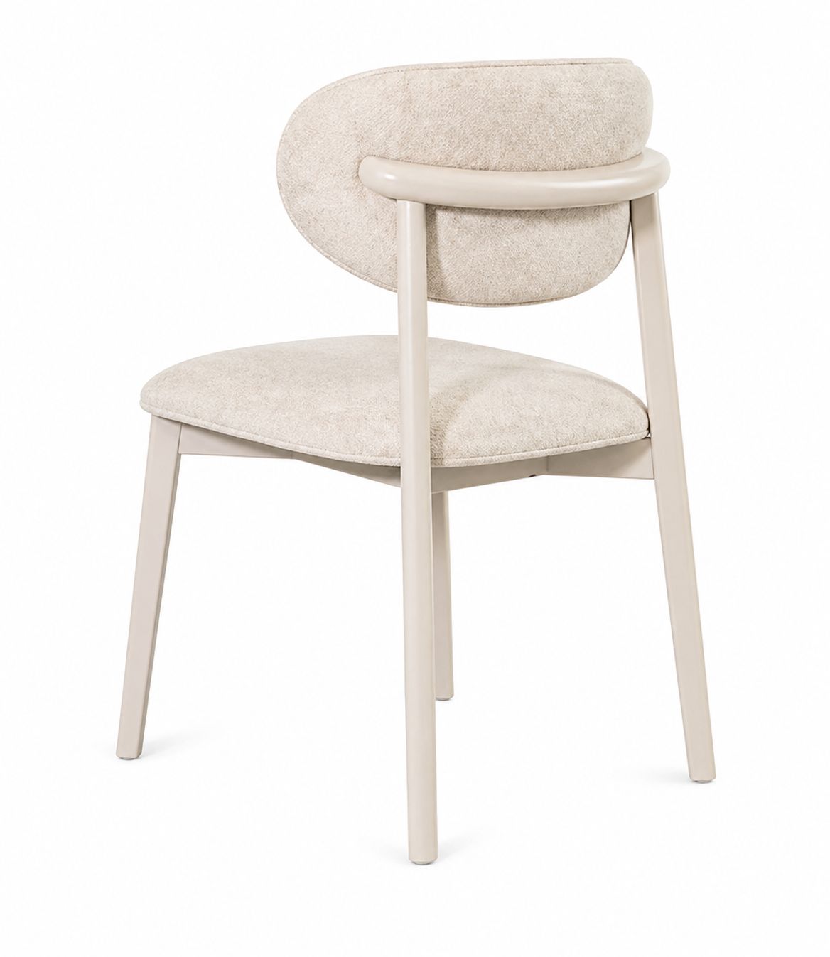 Moderner Esszimmerstuhl mit weicher Polsterung in Beige stilvolle Möbel