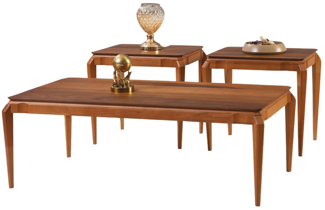 Couchtische Wohnzimmer Holz Modern Rechteckig  Komfort Braun Luxus