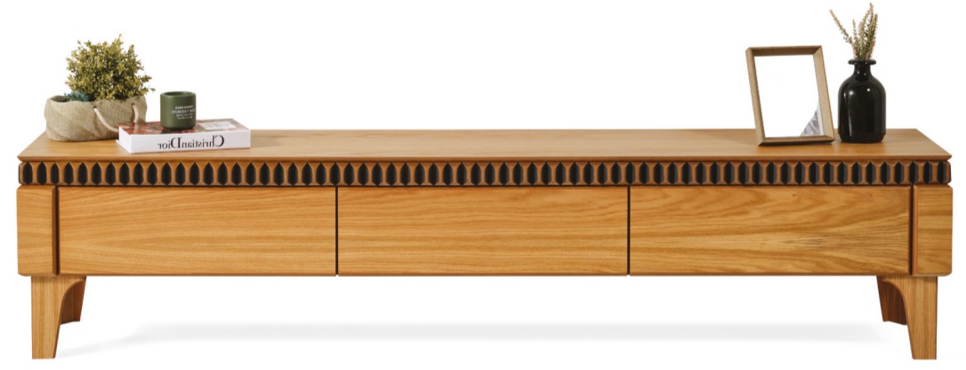 Luxus Modern Holz TV-Ständer Neu Fernsehschrank Wohnzimmer TV-Möbel