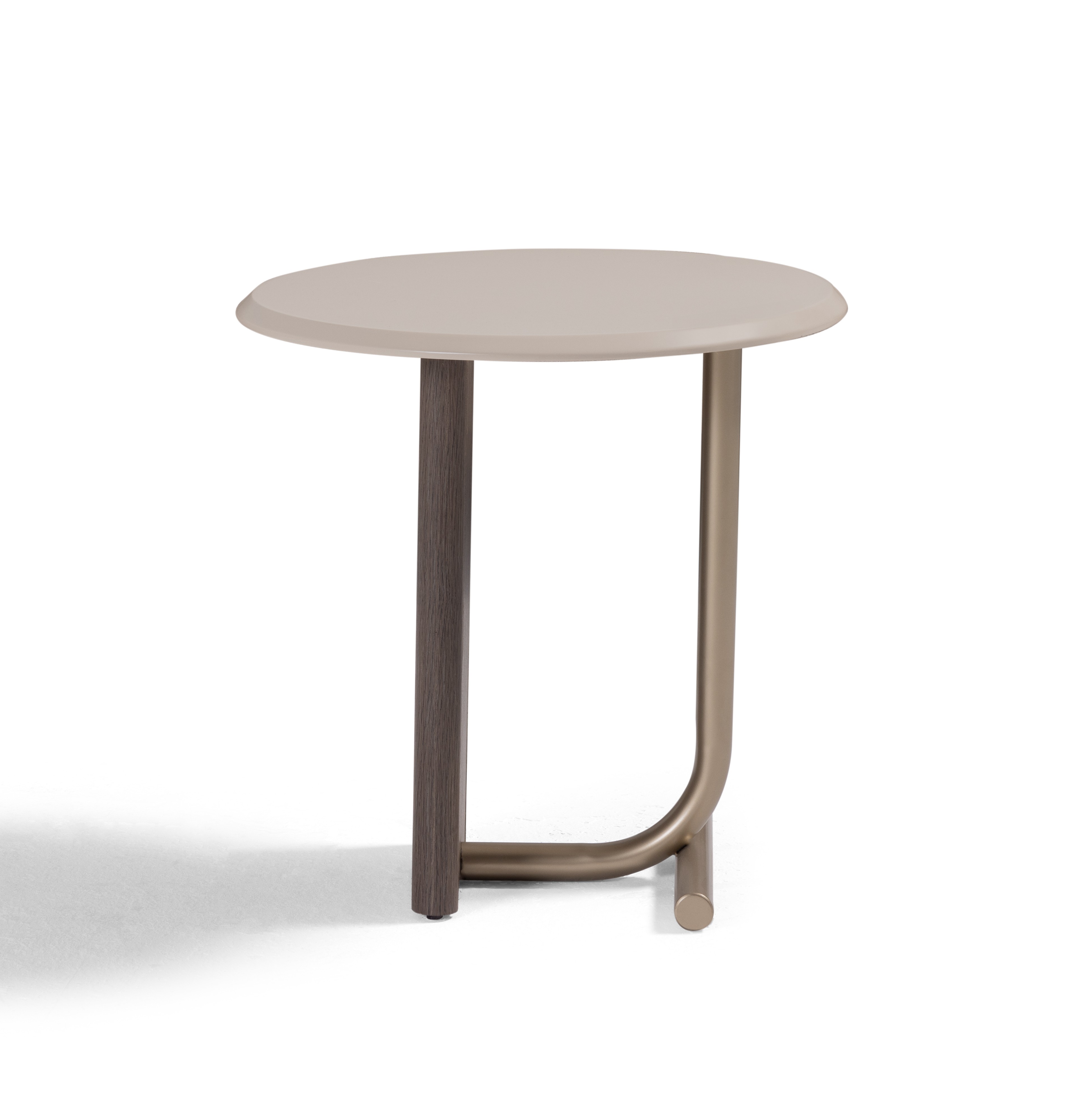 Beistelltisch Modern Beige Luxus Designtisch Nachttisch Kaffeetisch