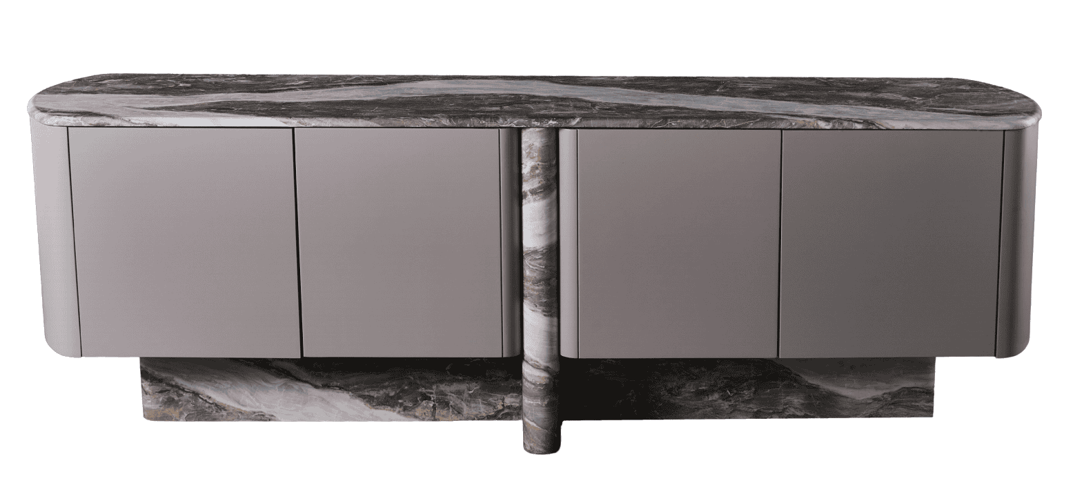 Konsole Dekorative Konsole Modern Holz  Marmorimitation F Wohnzimmer