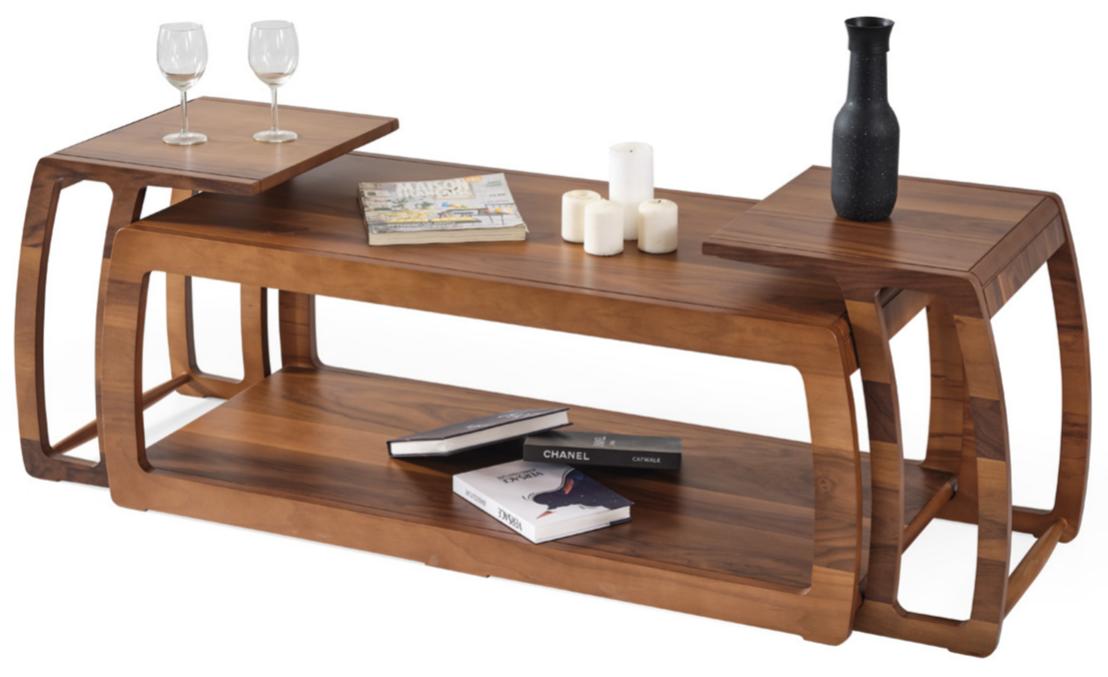 Couchtisch Modern Rechteckig Beistelltisch Neu Holz Luxus Komfort