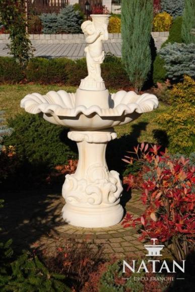 Zierbrunnen Springbrunnen Skulptur Brunnen Dekoration Garten Fontaine