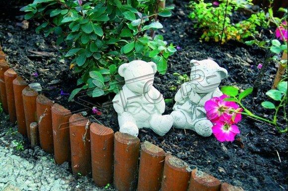 Garten Dekoration Bär Terrasse Stein Figuren Figur Deko Statue Skulptur