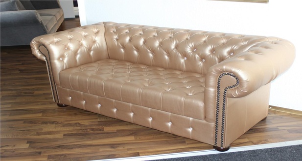 Ledersofa Couch Wohnlandschaft Ecksofa Eck Garnitur Design Modern Sofa