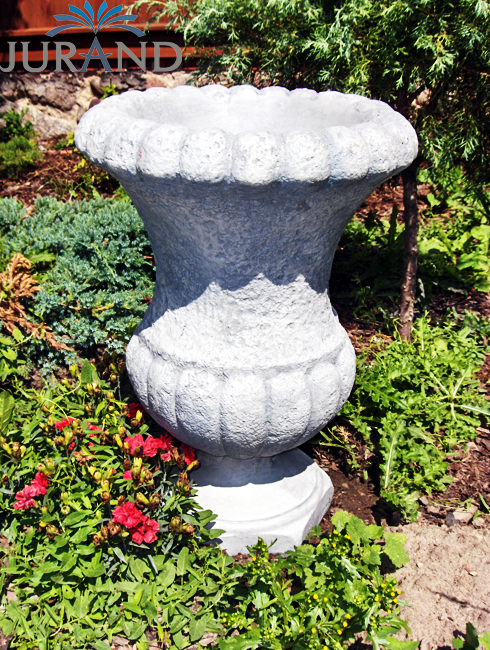 Massiver Pflanzgefäß Blumenkasten Pflanztrog Blumentopf aus Steinguss Sofort