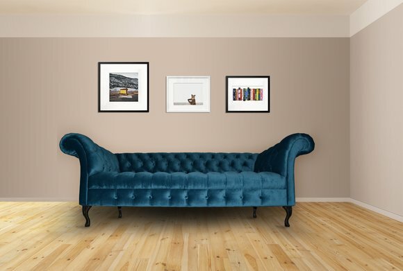 Chesterfield Sofa Polster Designer Couchen Sofas Garnitur Textil Stoff