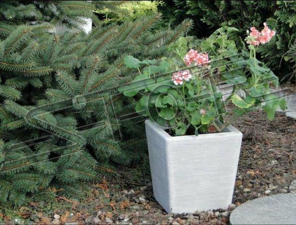 Blumenkorb Blumen Vase Gefäss Garten Terrasse Dekoration Statue