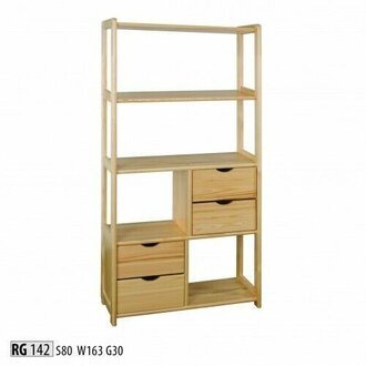 Echtholz Wandregal Regal Bücherregal Wohnwand Wohnzimmer Wand Regale Schrank Neu