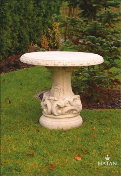 Tische Römischer Stil Garten Stein Tisch Rund Terrassen Möbel Gartenmöbel