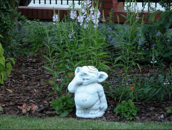 Troll 34cm Skulptur Design Figur Statue Garten Figuren Statuen Skulpturen