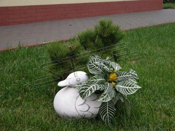 Blumenkübel Pflanz Kübel Dekoration Figur Blumentöpfe Garten Vasen Ente