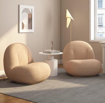 Sessel Stoff Relax Sitz Design Couch Lounge Textil Sitzer Weiß Möbel Einsitzer