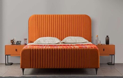 Schlafzimmer Bett 2x Nachttische Luxus Komplette Sets Möbel Zimmer 3tlg.
