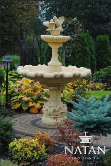 Zierbrunnen Springbrunnen Brunnen Garten Dekoration Fontaine Teich