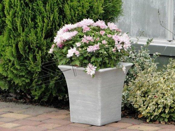 Blumenkorb Blumen Vase Gefäss Garten Terrasse Dekoration Statue