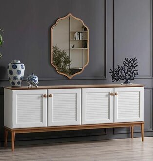 Kommode Designer Spiegel Massivholz Kommoden Schrank Kommodenschrank Schränke