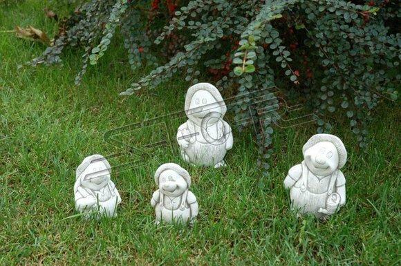 Garten Dekoration Eule Terrasse Stein Figuren Figur Deko Statue Skulptur