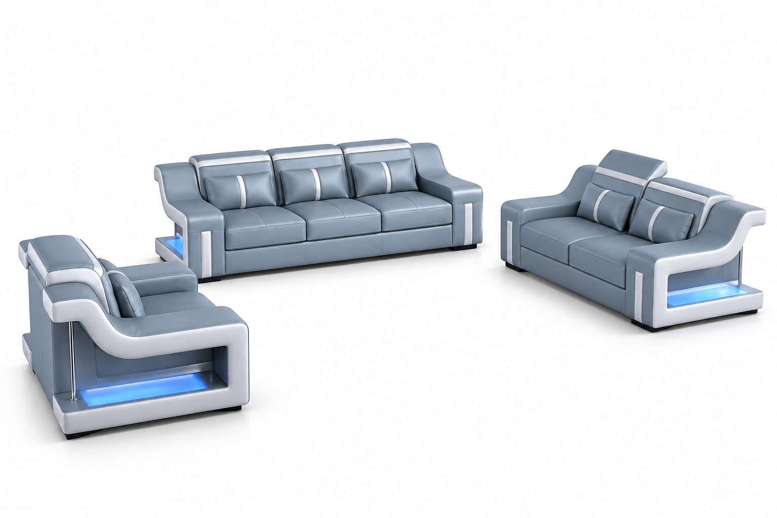 Polstergarnitur Design Couchgarnitur Set 3+2+1 Modern Sofa Wohnzimmer Möbel Sofort