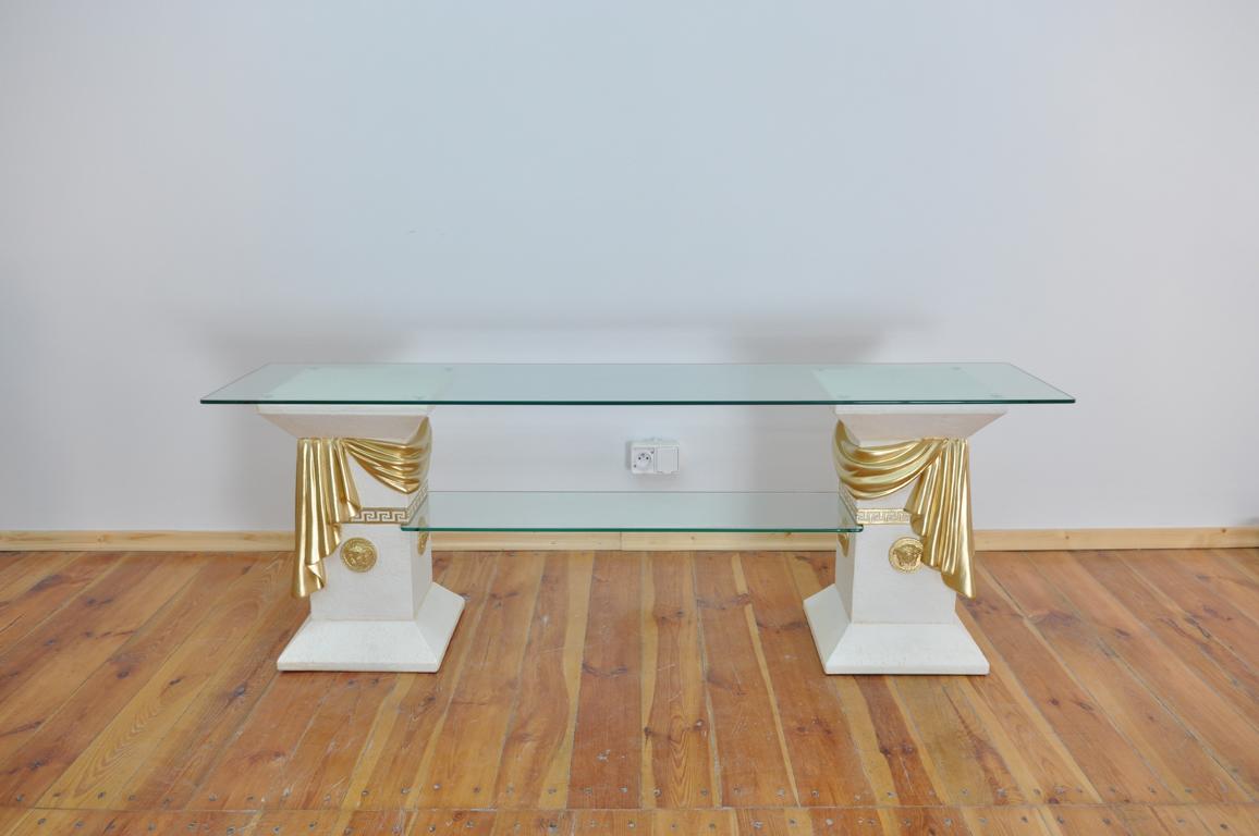 Klassische RTV Sideboard Fernseh Tisch Tische Tv Board Medusa Regal