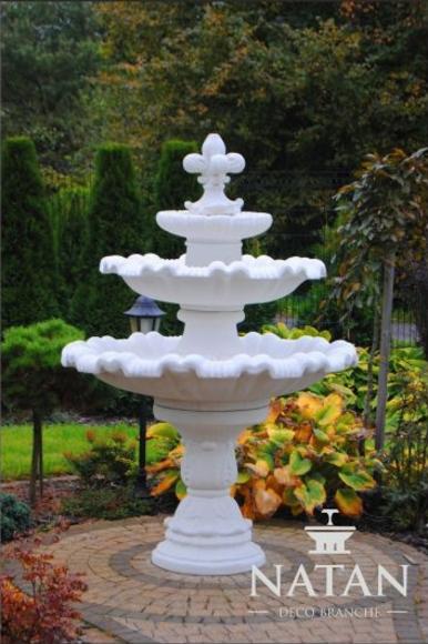 Zierbrunnen Springbrunnen Skulptur Brunnen Deko Garten Fontaine Teich