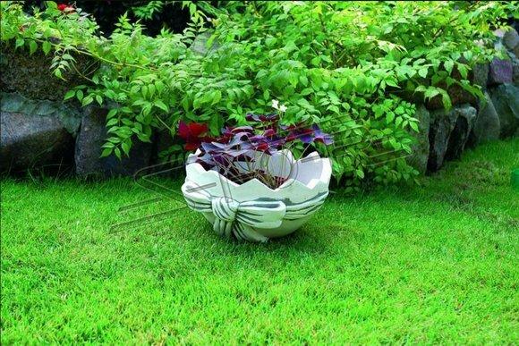 Blumenkübel Pflanz Kübel Dekoration Figur Blumentöpfe Garten Vasen