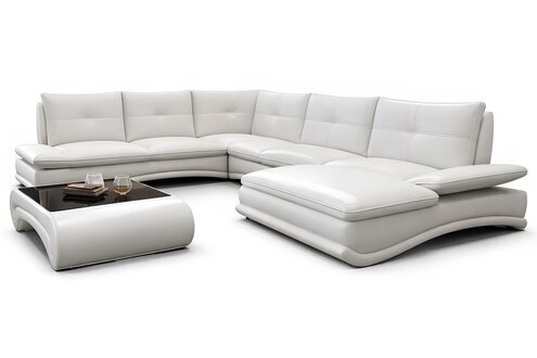 Ledersofa XXL U Form Wohnzimmer Couch Sofa Big Ledercouch Sofas Ecksofa Sofort
