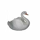 Schwan Dekorative Statue Garten Figuren Statuen 34cm Lebensgroß Figur