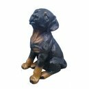 Deko Figur Statue Skulptur 30 cm Figuren Statuen Skulpturen Garten Hund