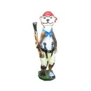 Modern Design Frettchen Pirat Garten Kunststoff Dekoration Deko Skulptur 60cm