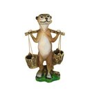 Modern Design Frettchen Garten Kunststoff Skulptur 60cm Statue Dekoration