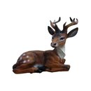 Hirsch Figur Statue Statuen Figuren Garten Deko Skulptur Dekoration 45 cm