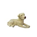 Hund figur Hunde figuren statuen moderne Beige bemalt neu 88cm statue